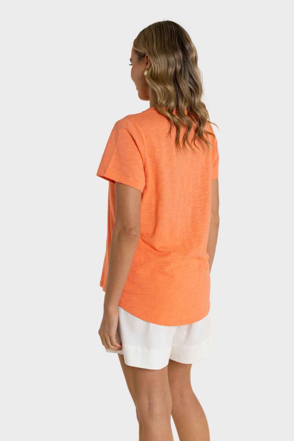 Sequin V Neck T-Shirt