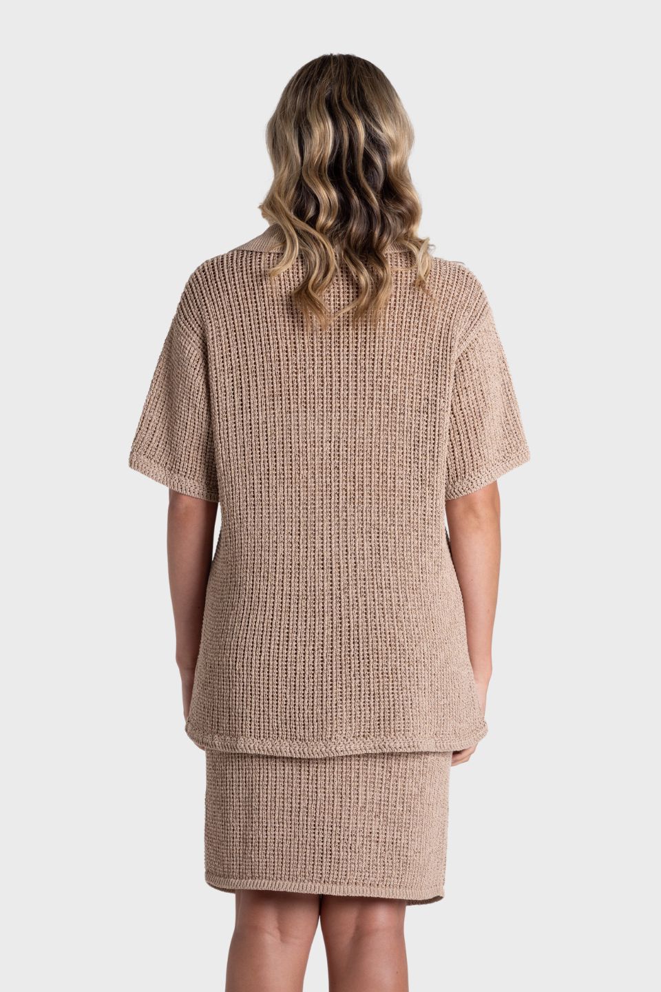 Tape Yarn Knit Shirt