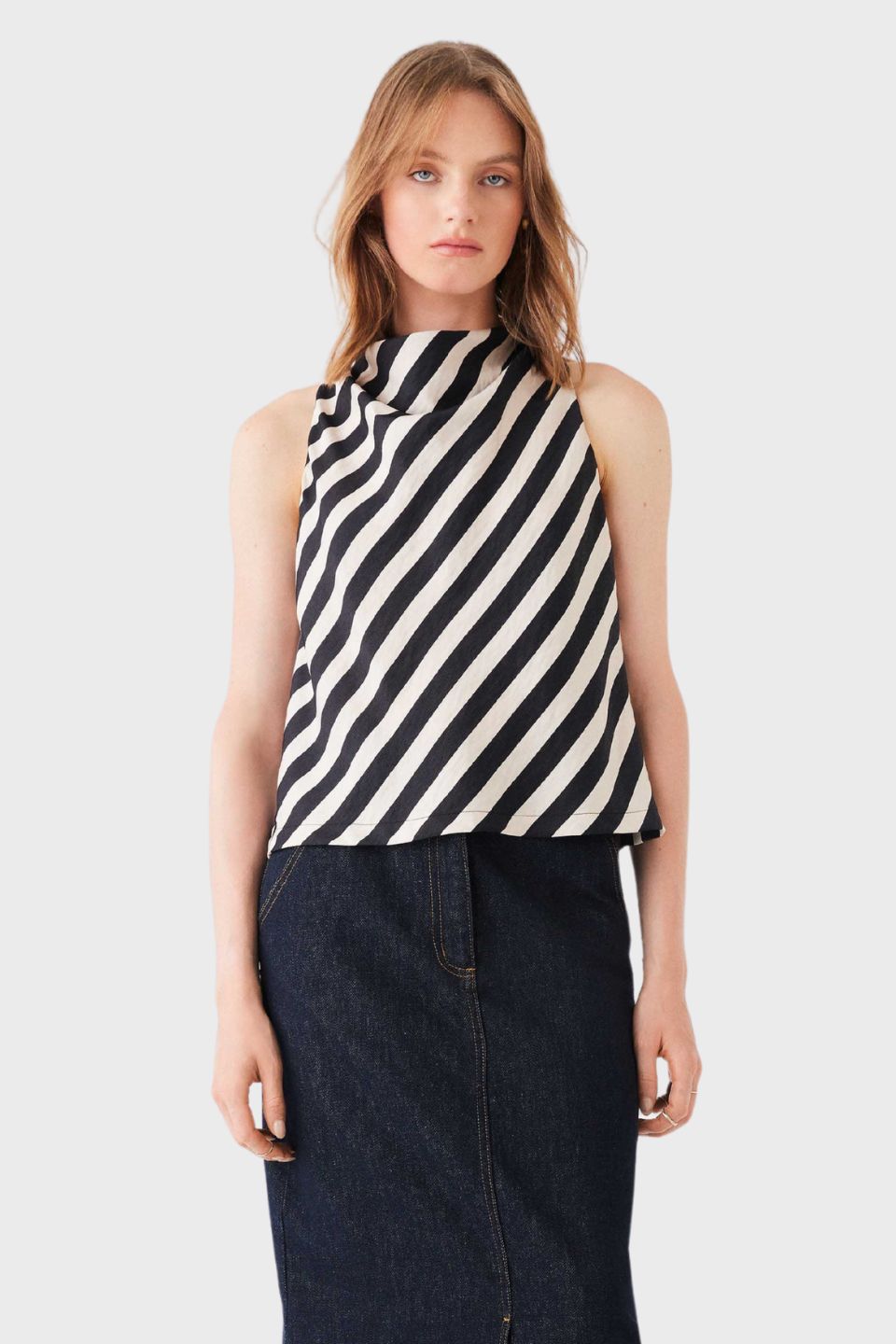 Mercury Stripe Top