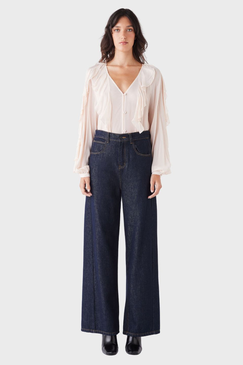 Stellar Ruffled Blouse