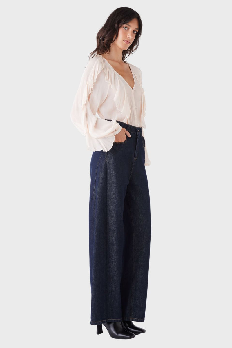 Stellar Ruffled Blouse