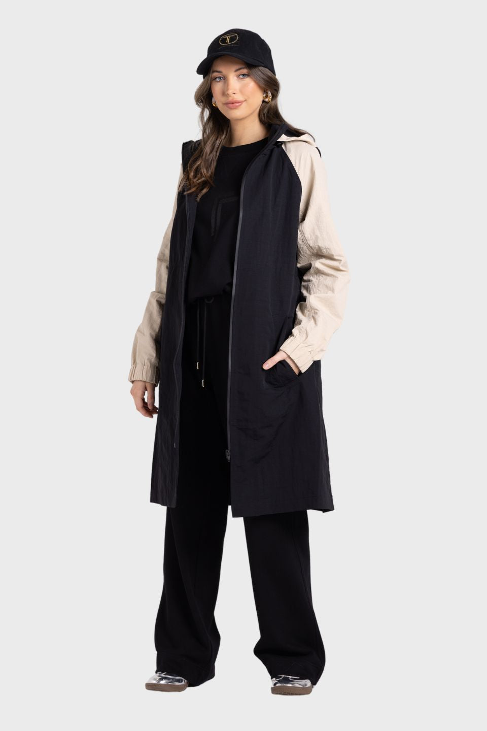 Two-Tone Longline Jacket 1