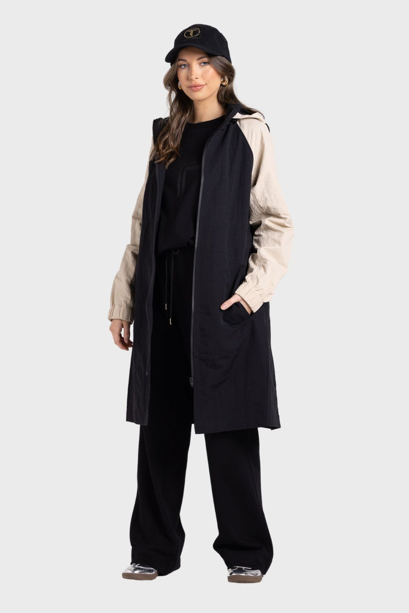 Two-Tone Longline Jacket 1