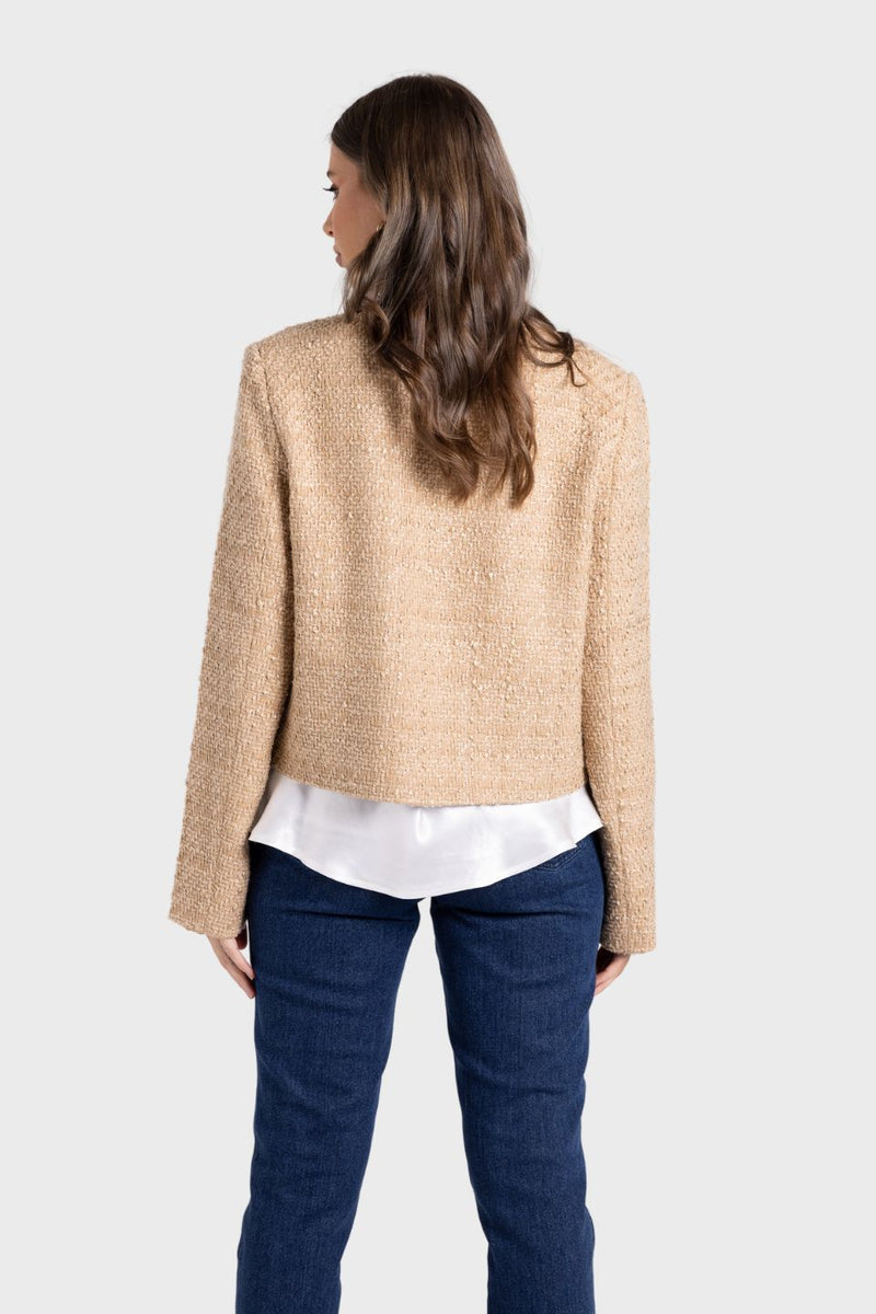 Crop Boucle Jacket