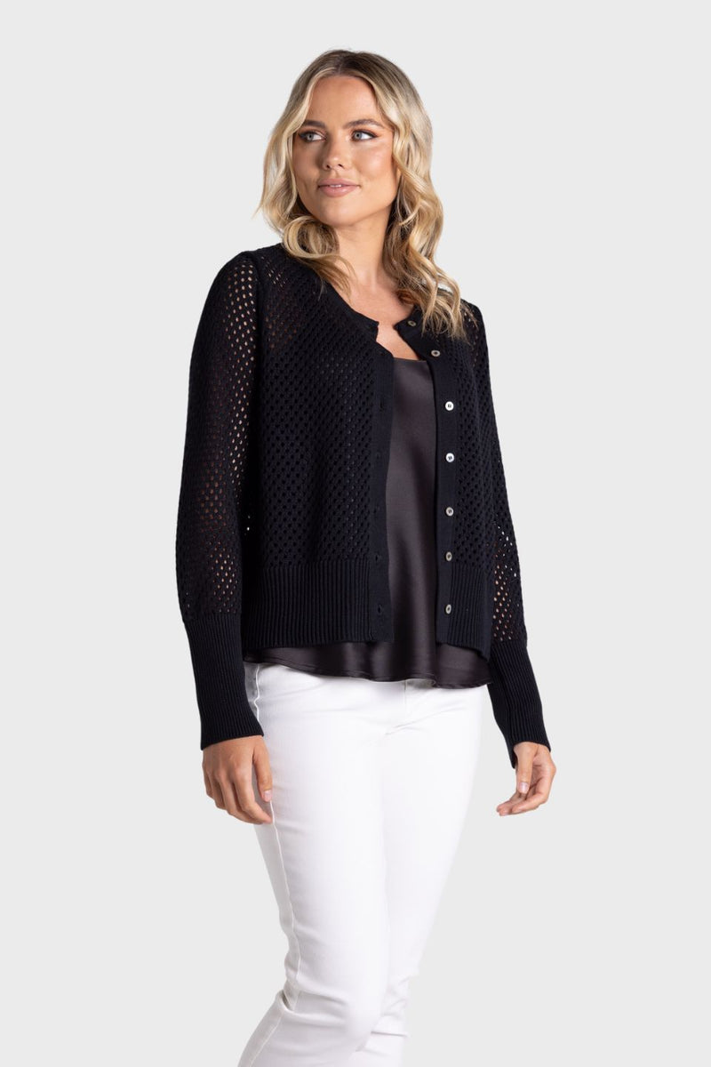 Pointelle Cardigan