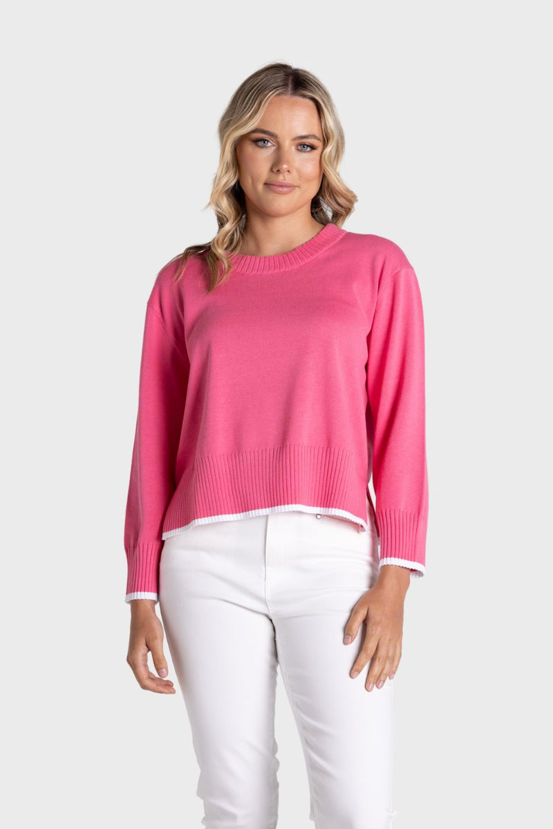 Boxy Knit With Tipping