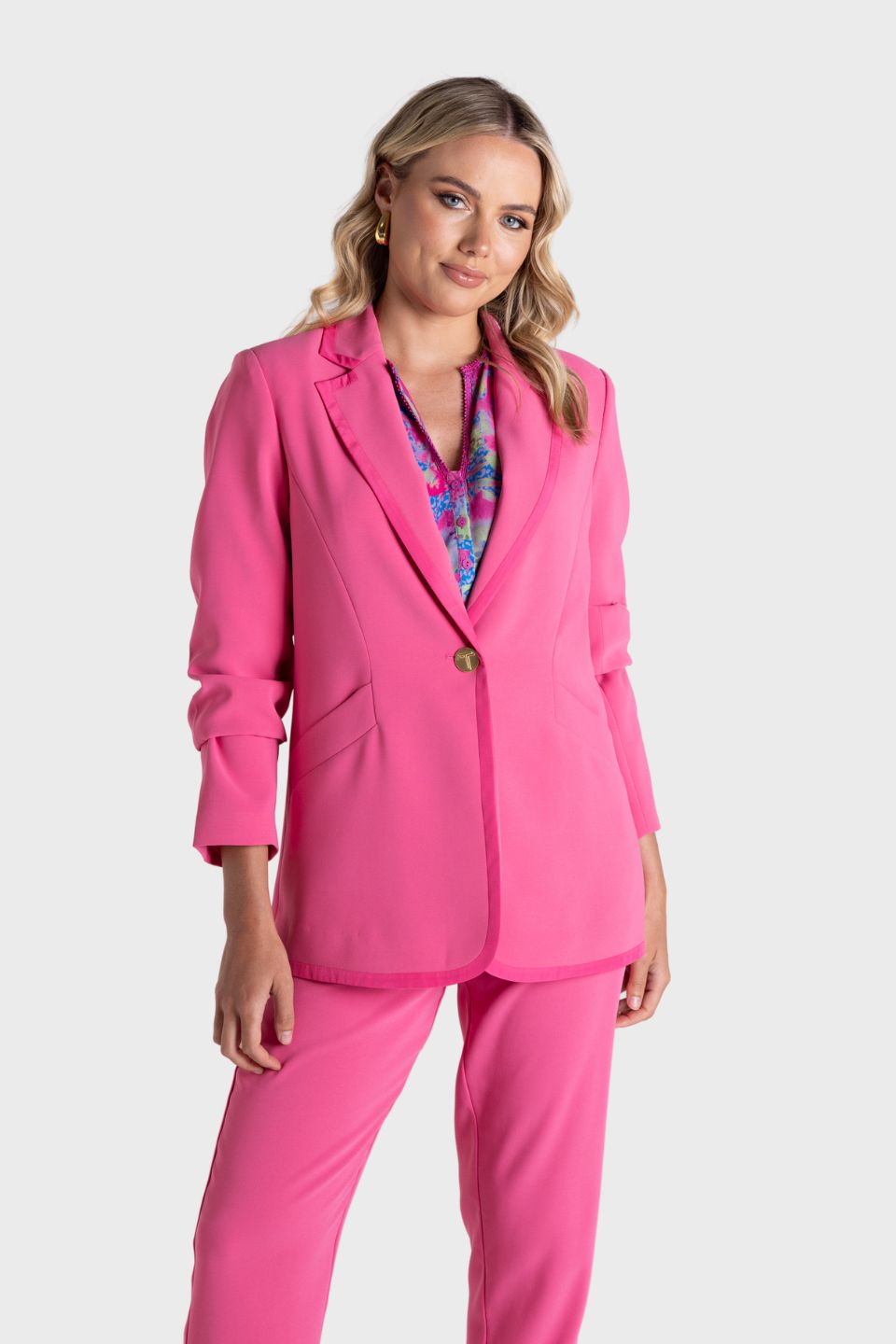 Blazer With Tipping