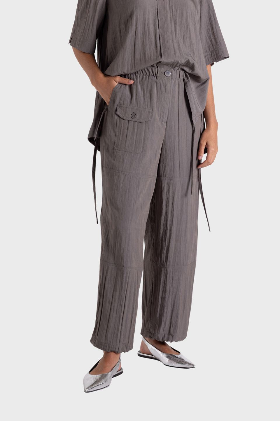 Crinkle Cargo Pant