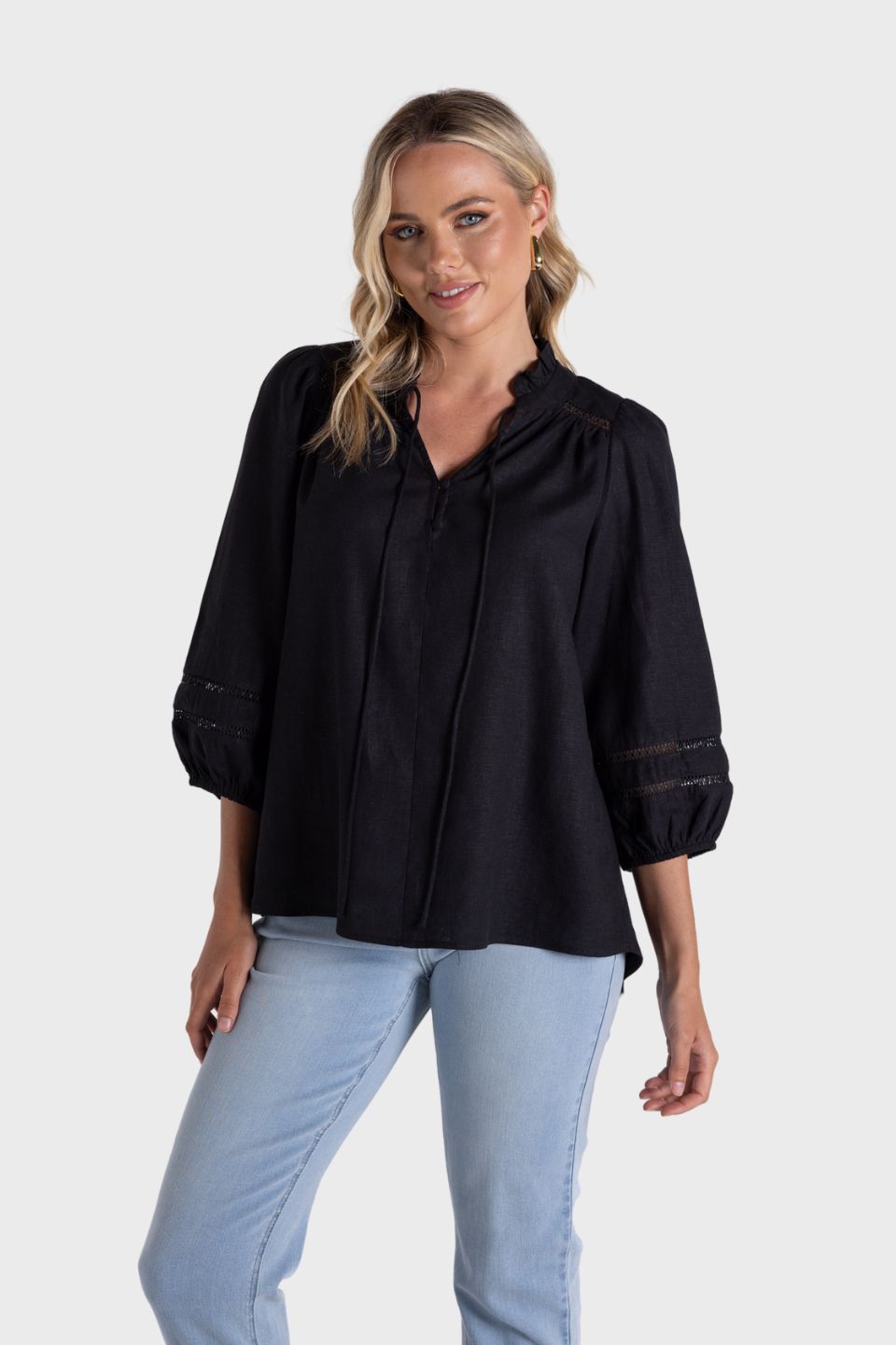 Linen Viscose Top