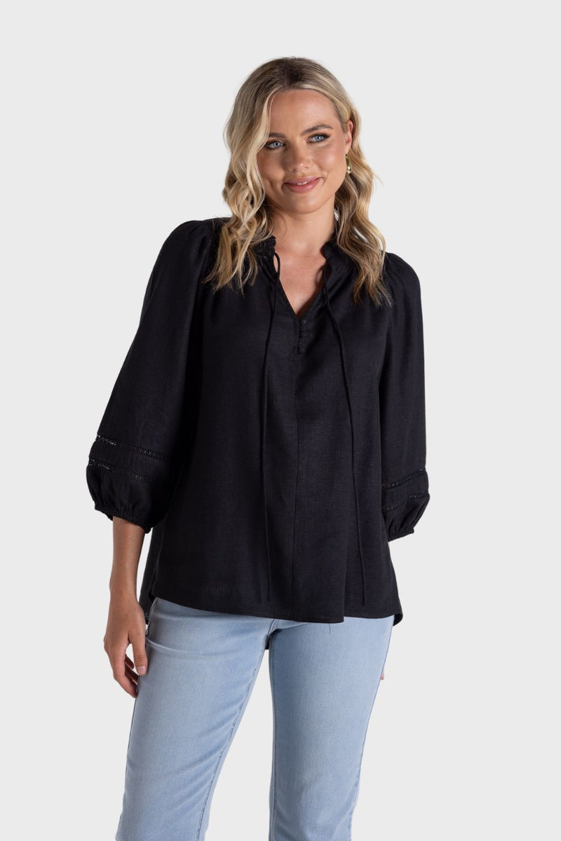 Linen Viscose Top