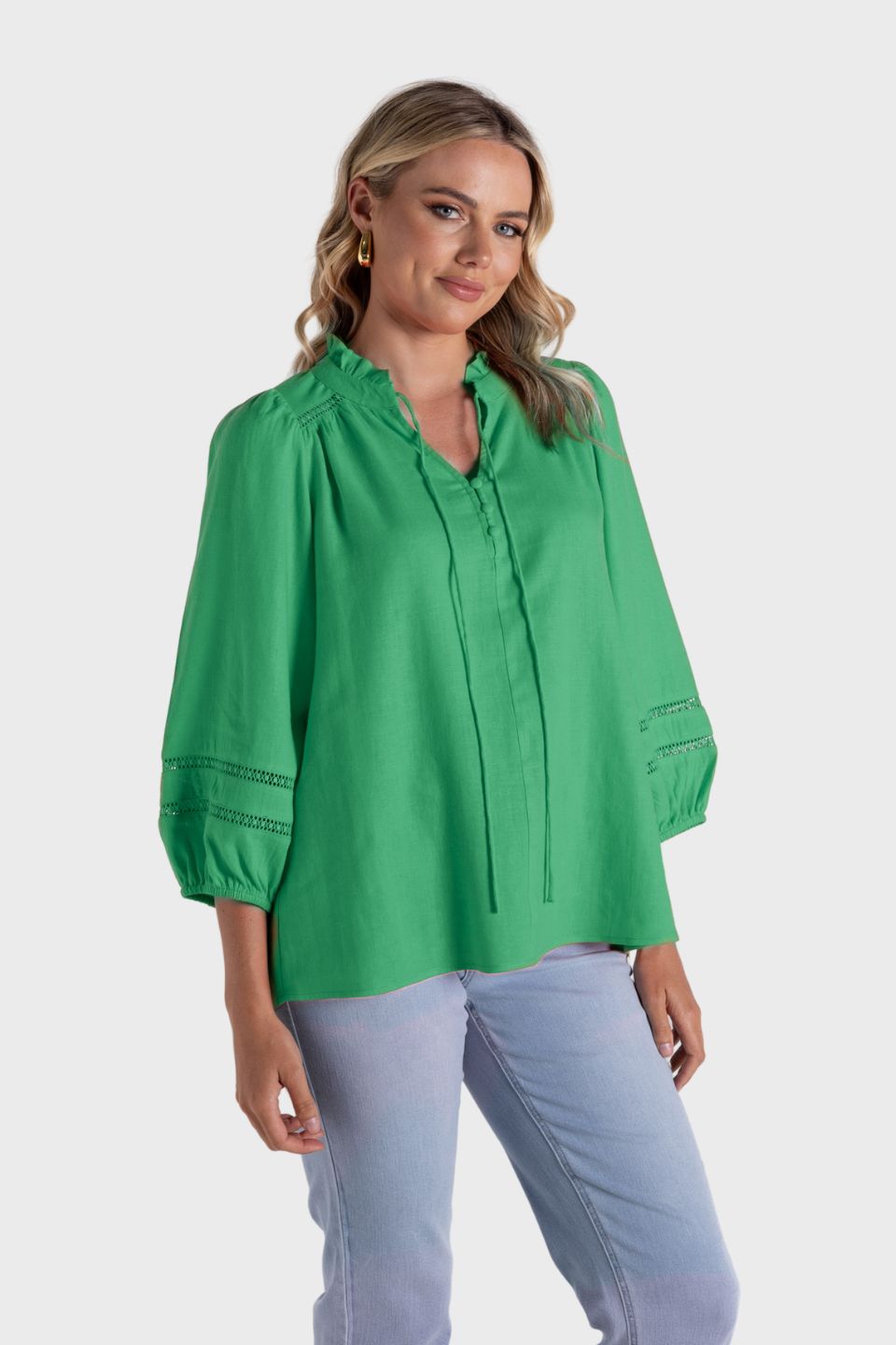 Linen Viscose Top