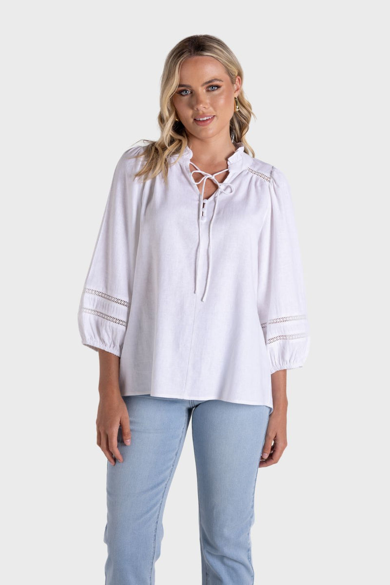 Linen Viscose Top