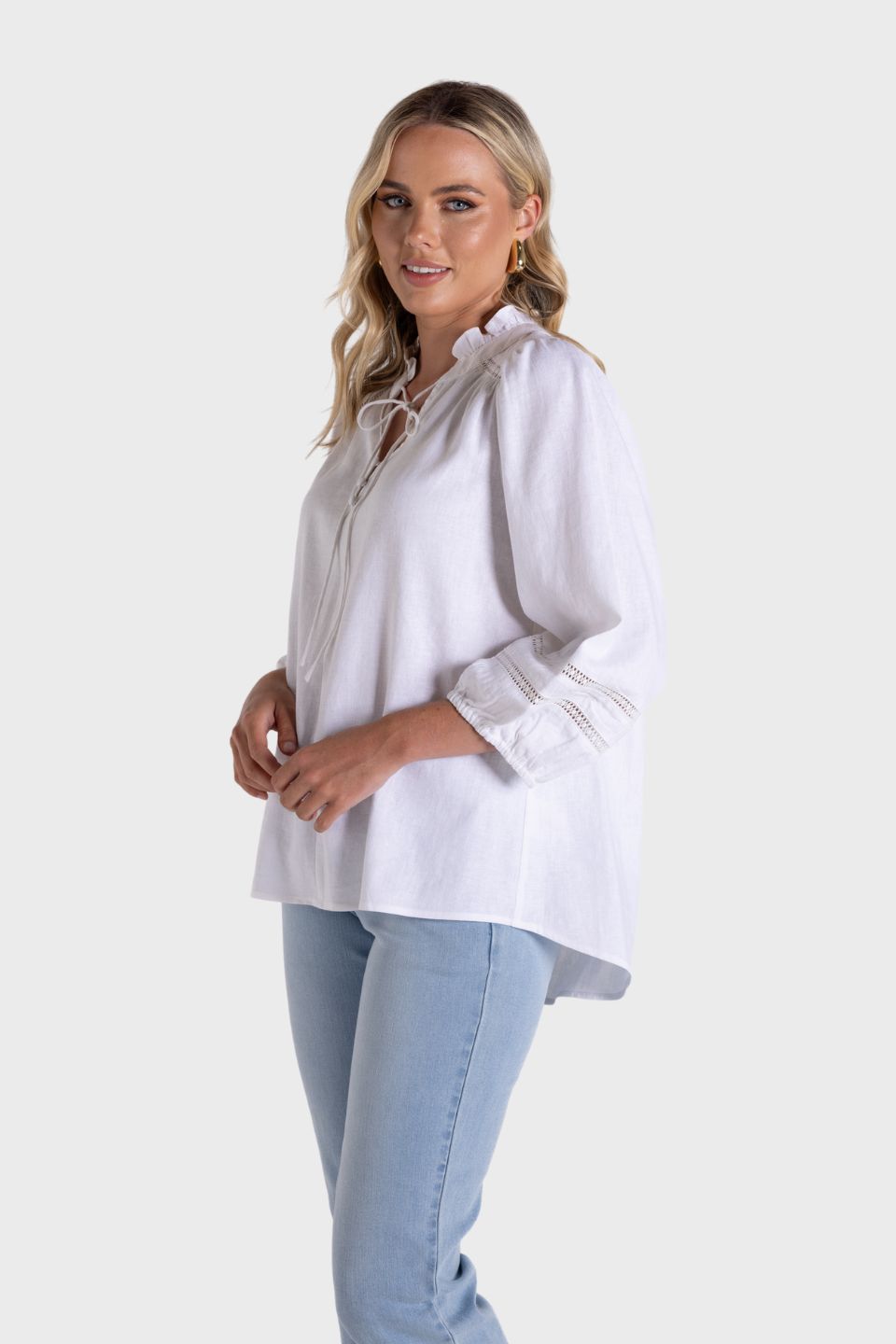 Linen Viscose Top