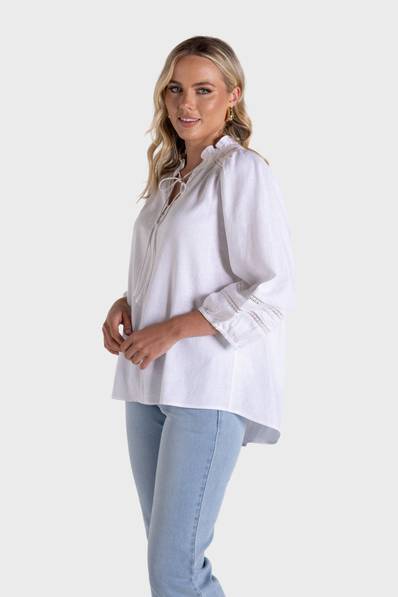 Linen Viscose Top