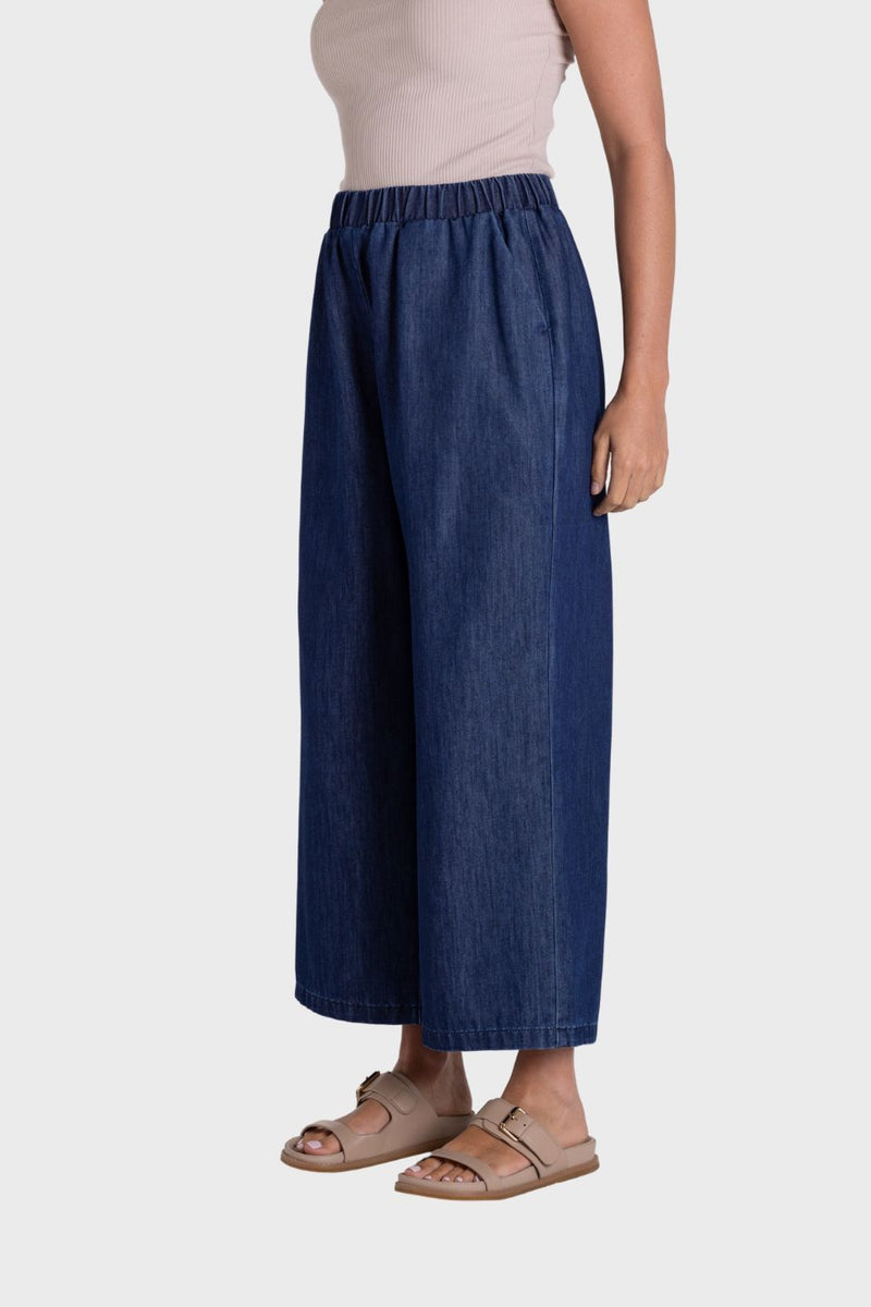 Denim 3/4 Culotte