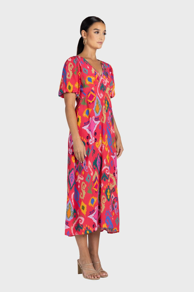 Ikat Midi Dress