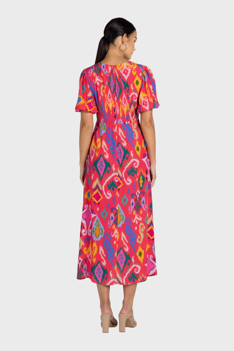 Ikat Midi Dress