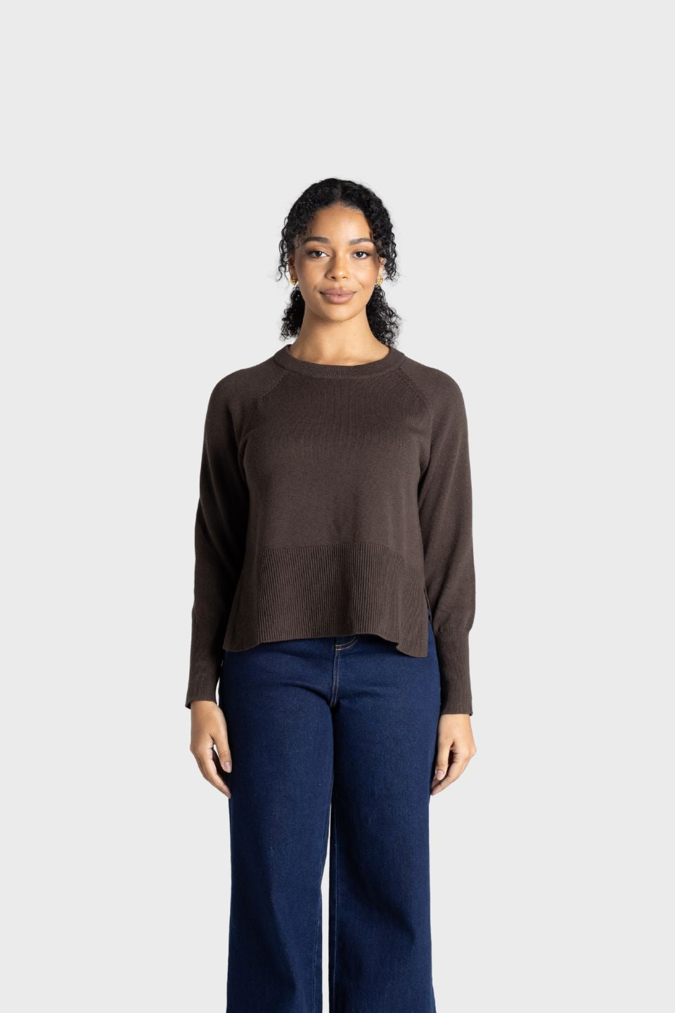 Crew Neck Basic Sweater