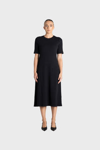 Rib Knit Midi Dress