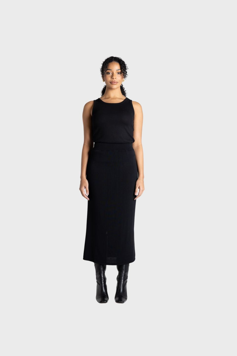 Milano Knit Long Skirt