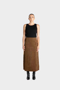 Faux Suede Skirt