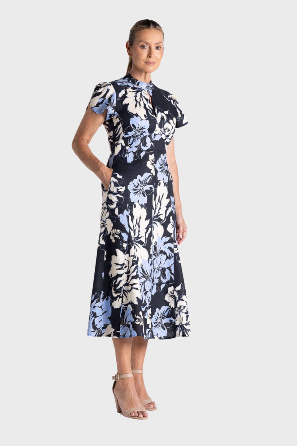 Peonie Print Dress