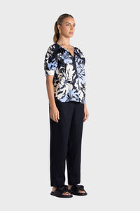 Peonie Print Top