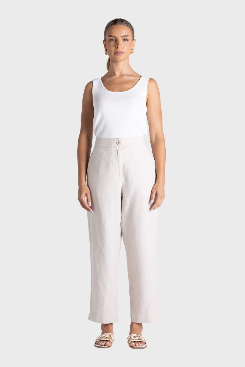 Luna 7/8 Linen Pant
