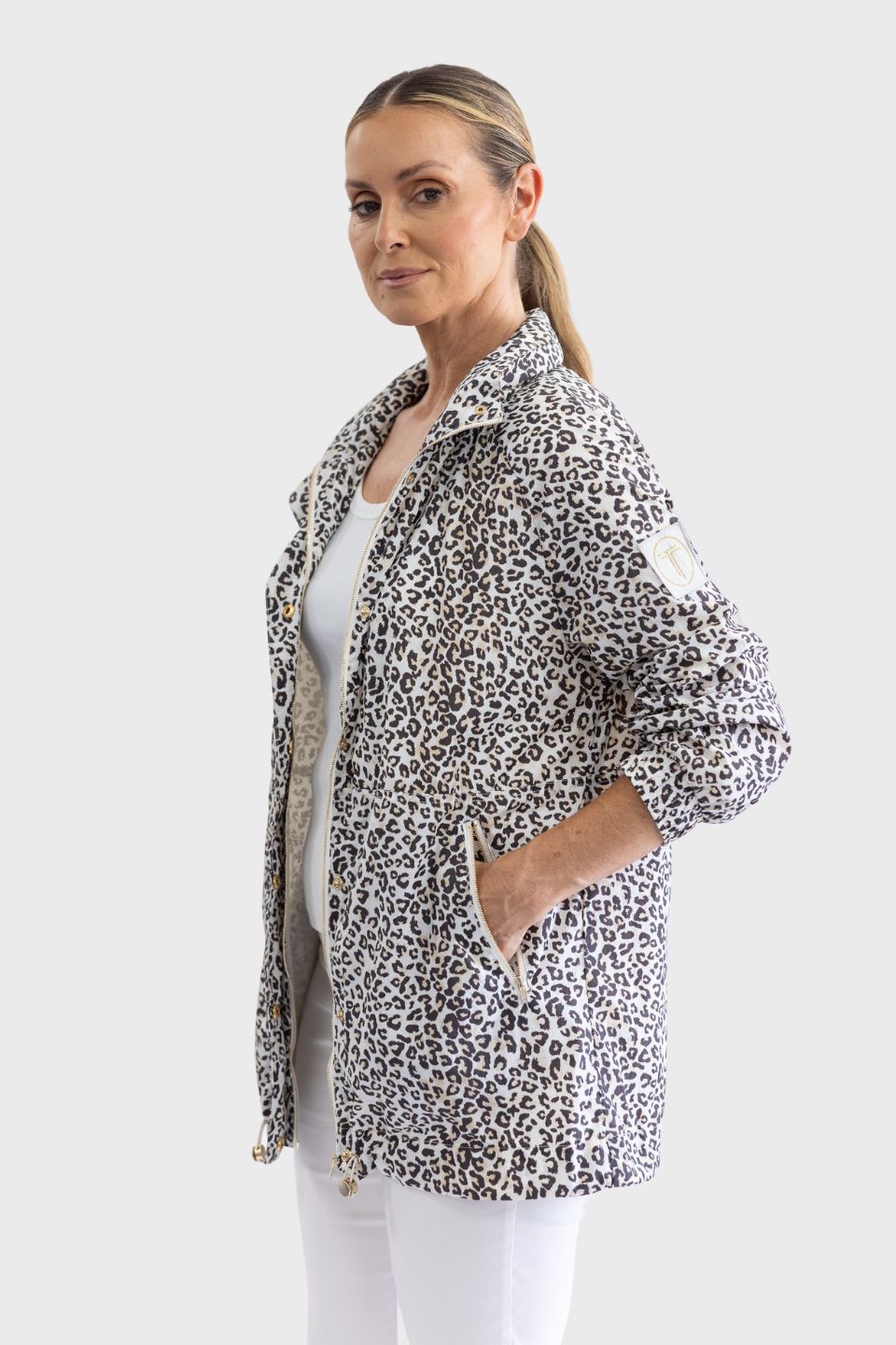 Leopard Spray Jacket