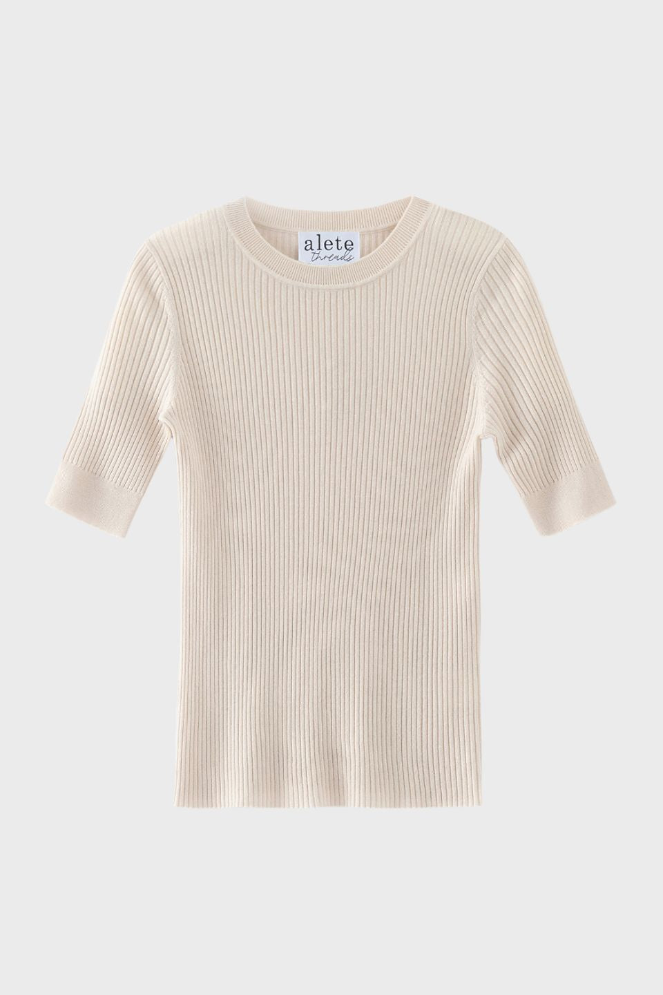 Vespa Ribbed SS Crew