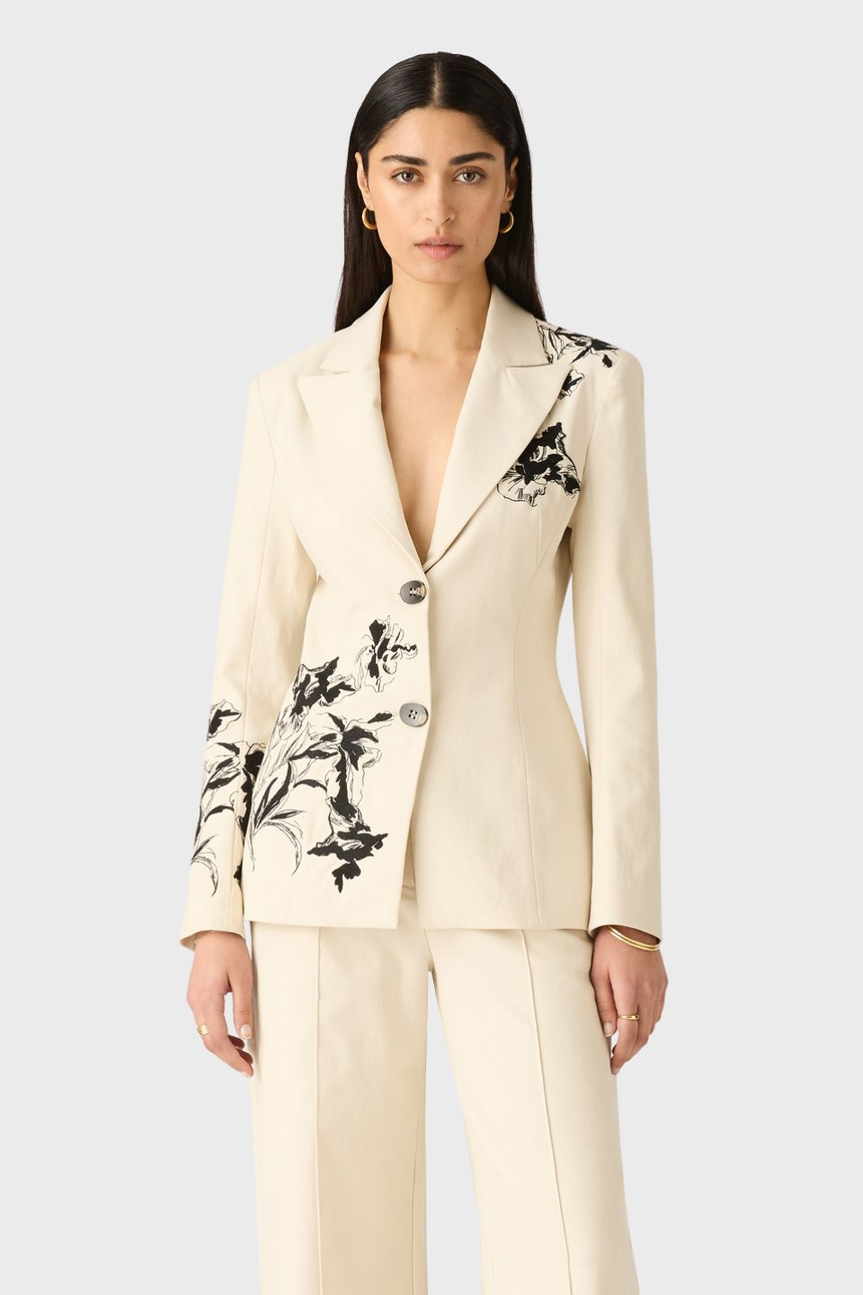 Lis Embroidery Blazer