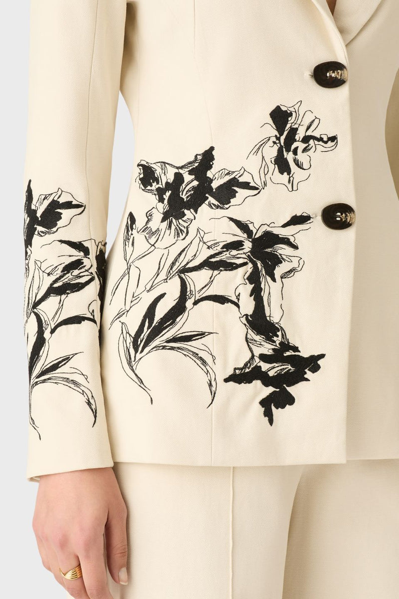 Lis Embroidery Blazer