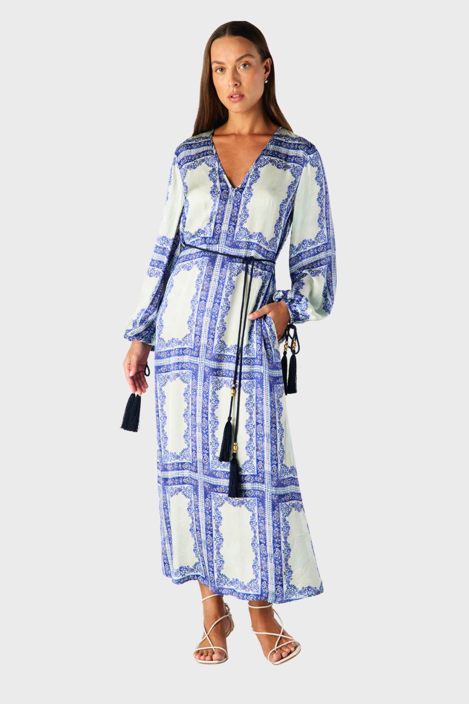 Jordi Long Sleeve Maxi Dress