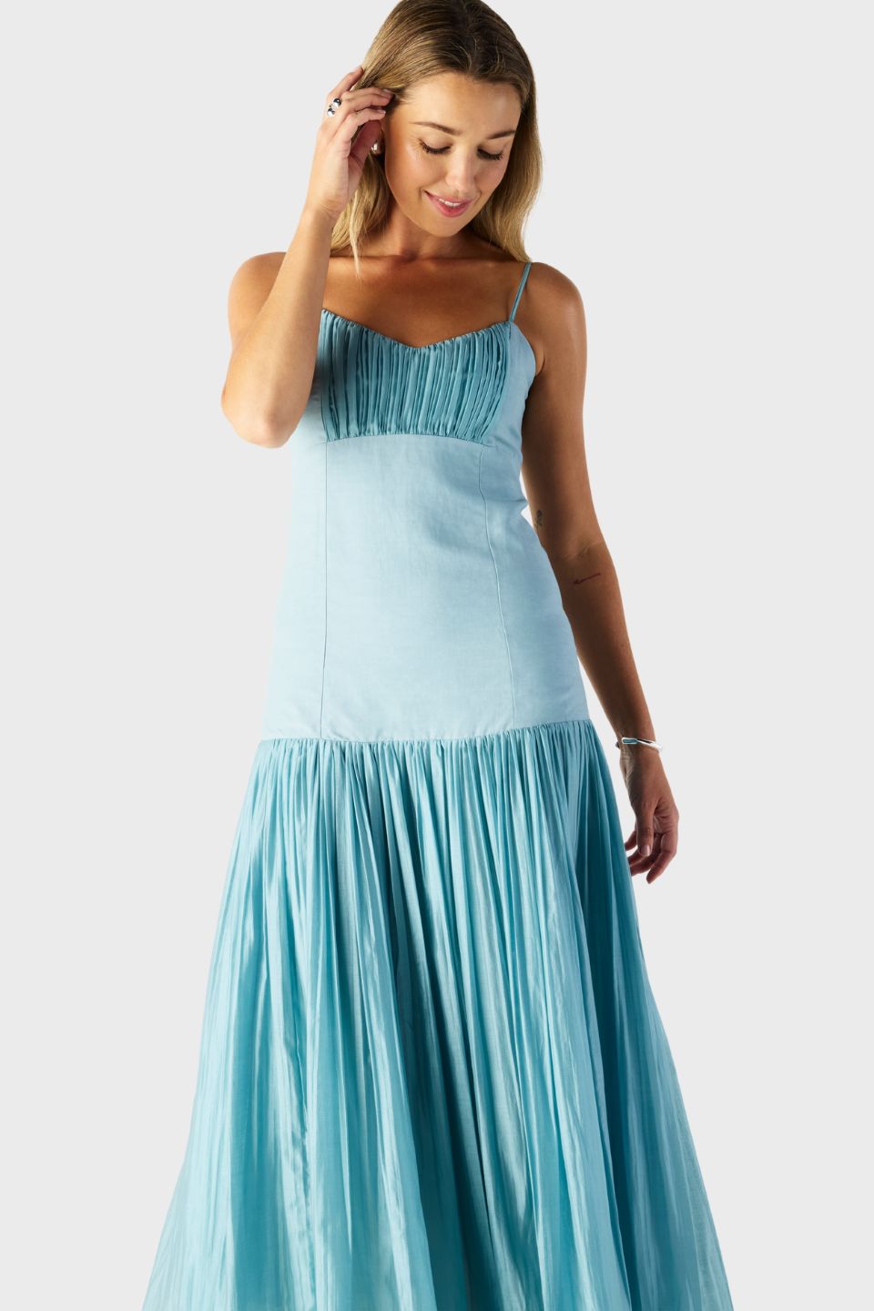 Serafina Linen Maxi Dress