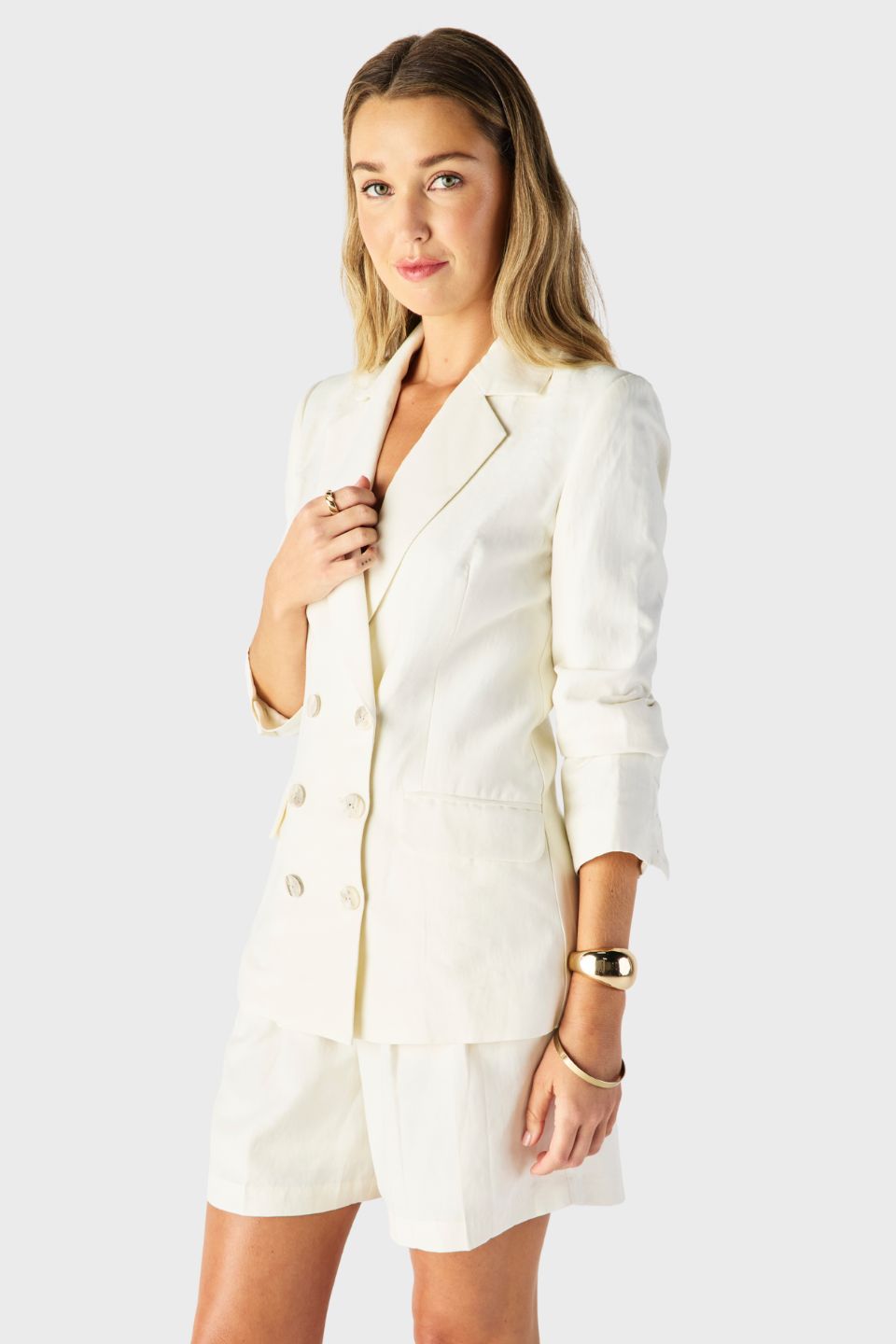 Serafina Linen Blazer