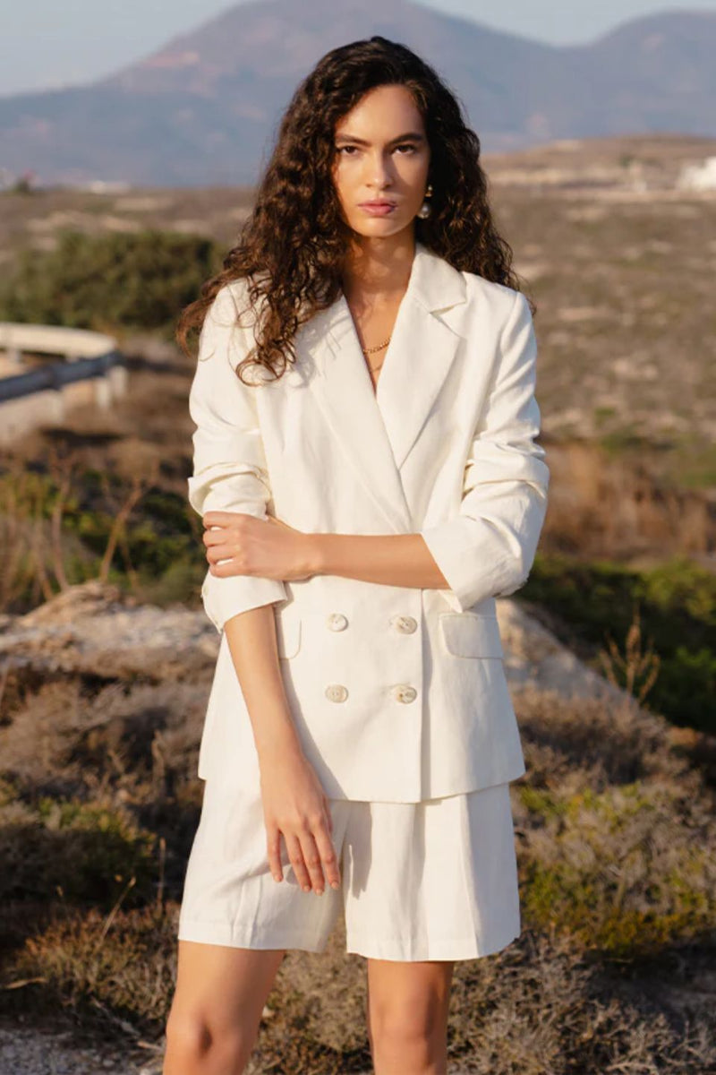 Serafina Linen Blazer