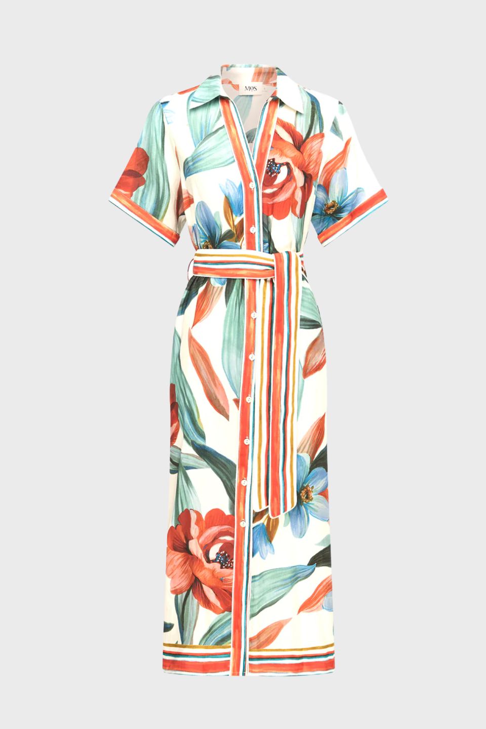 Fiorina Print Shirt Dress