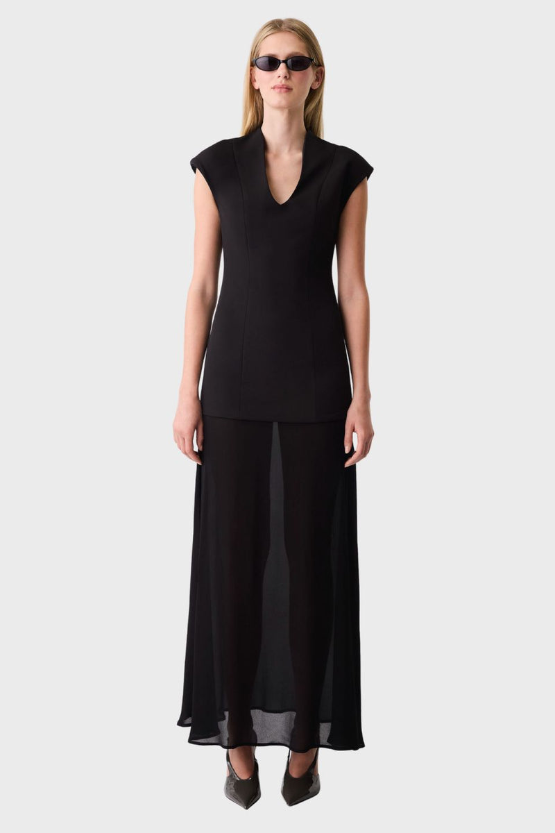 Esmaee Upscale Evening Dress in black