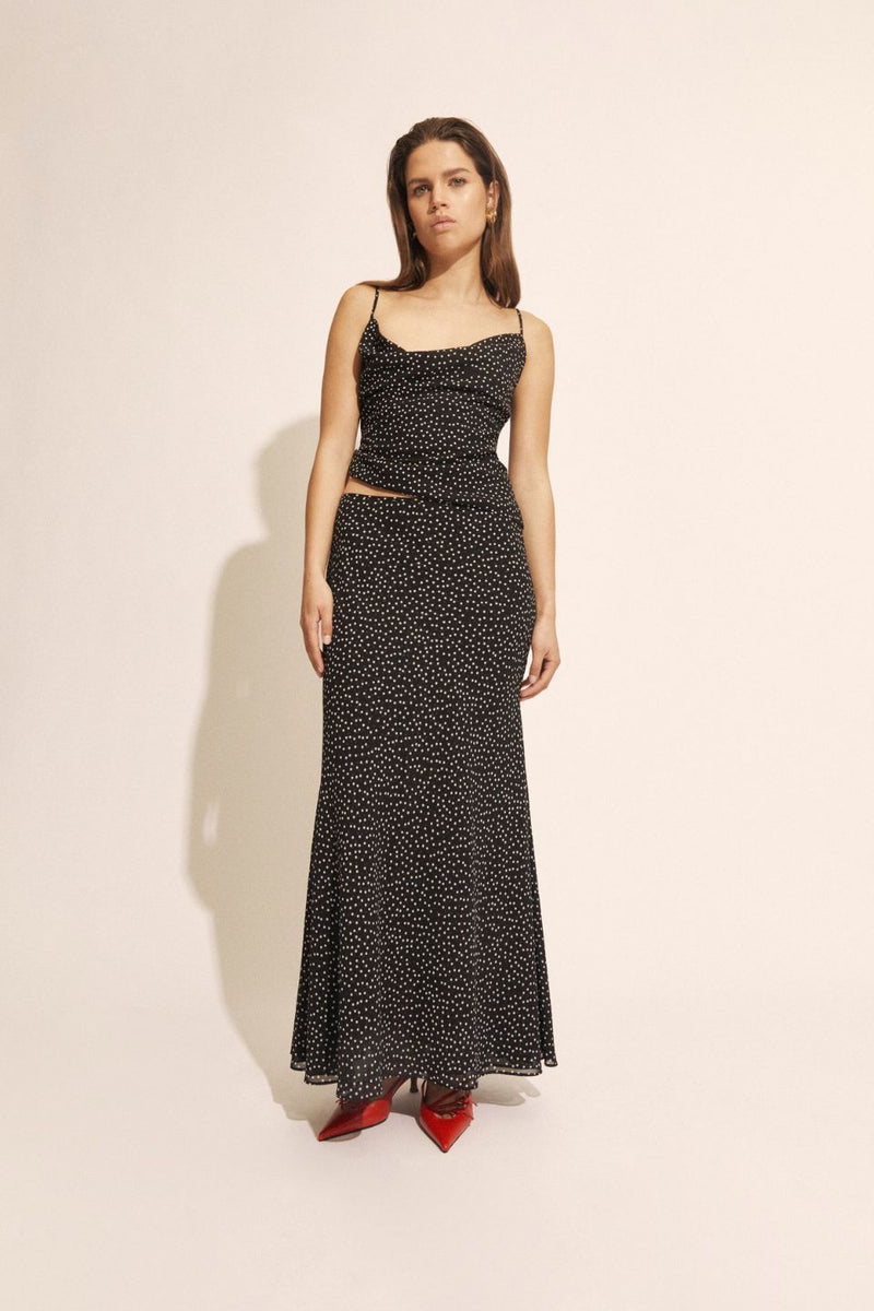 Monroe Cowl Neck Spot Cami