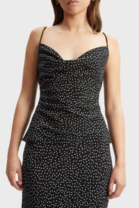 Monroe Cowl Neck Spot Cami