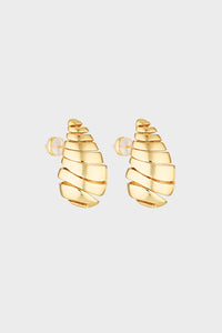 Blob Earrings - Spiral