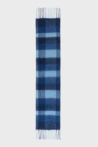 Lumi Plaid Chunky Wool Mohair Scarf