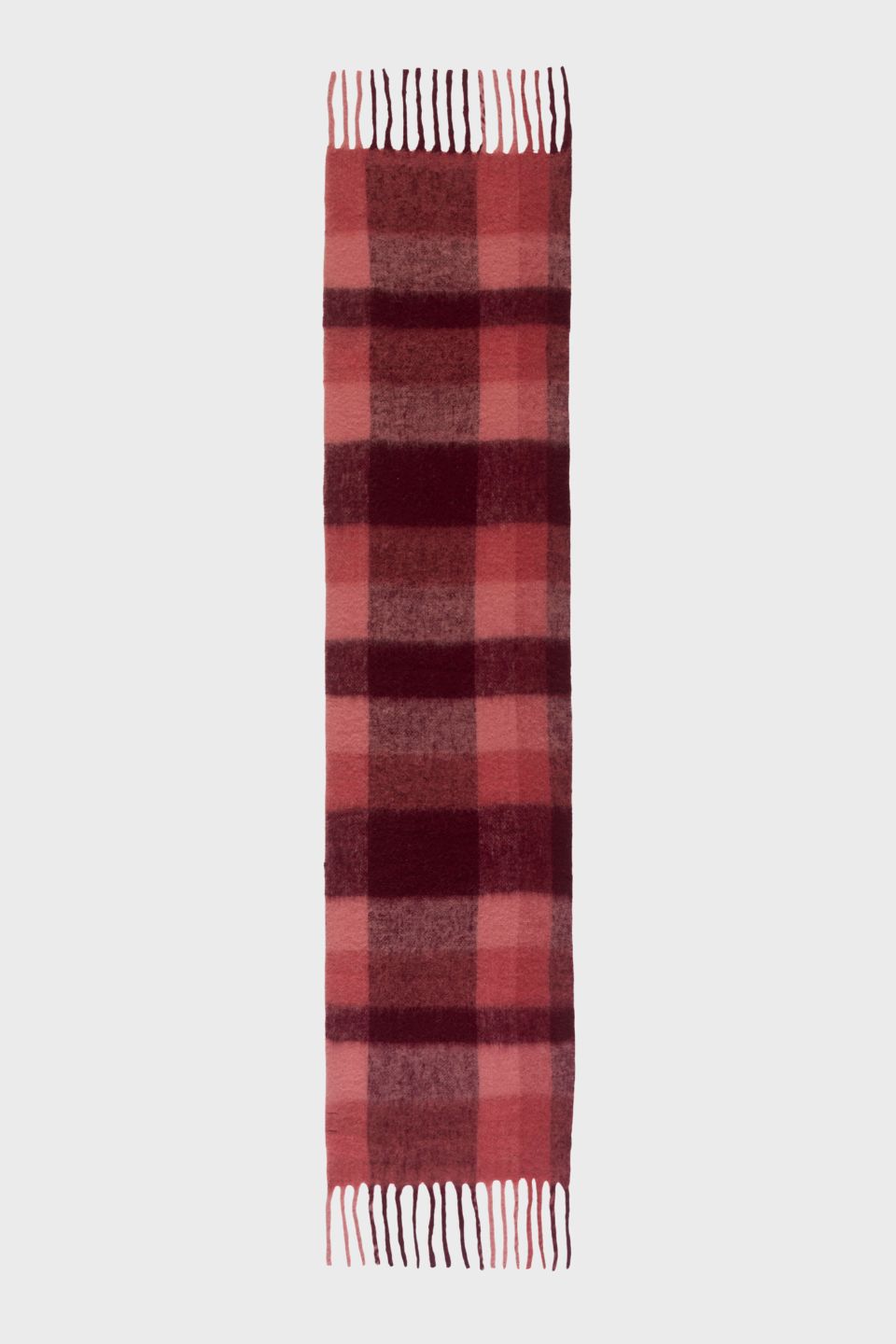Lumi Plaid Chunky Wool Mohair Scarf