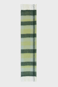 Lumi Plaid Chunky Wool Mohair Scarf