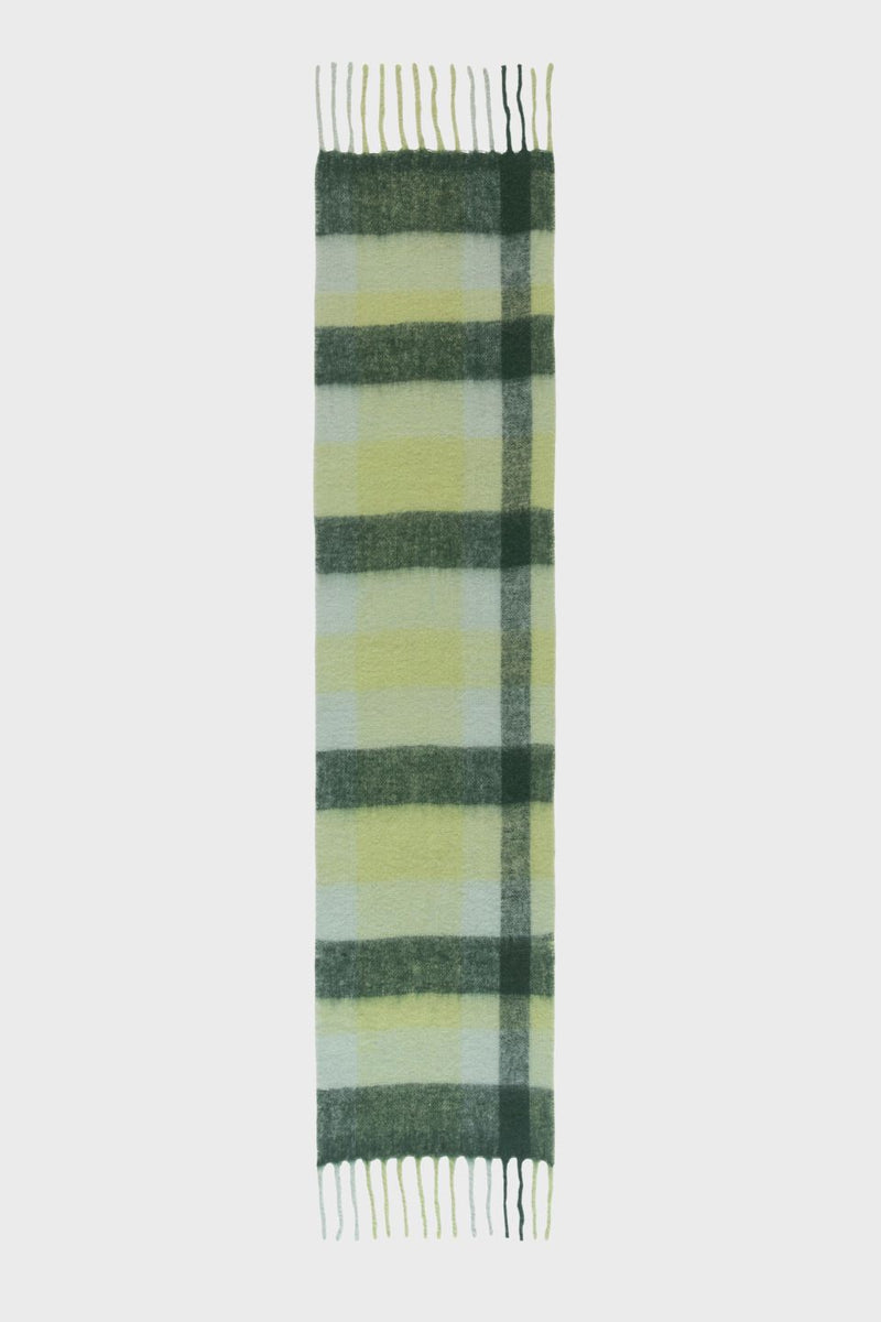 Lumi Plaid Chunky Wool Mohair Scarf
