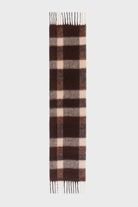 Lumi Plaid Chunky Wool Mohair Scarf