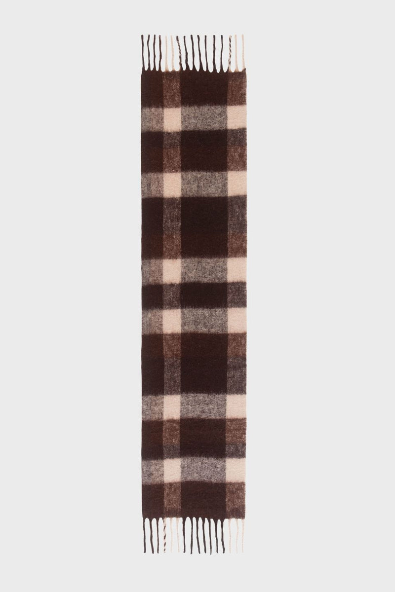 Lumi Plaid Chunky Wool Mohair Scarf