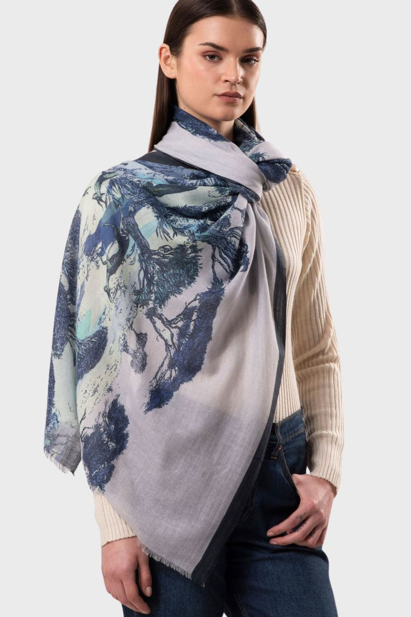 Nirvana Toile De Juoy Print Scarf