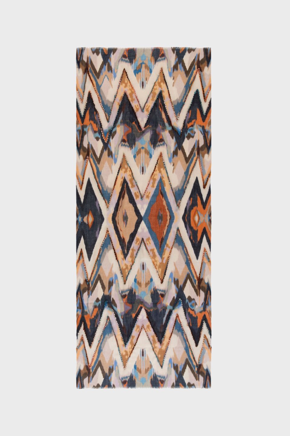 Sienna Wool Embroidery Scarf