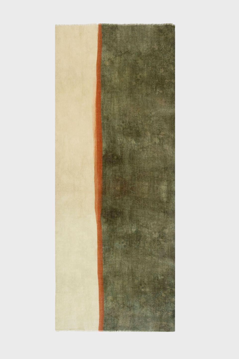 Blake Colour Stripe Print Merino Scarf